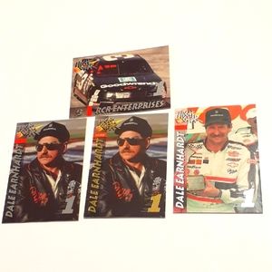 Vintage 1995 High Gear Day One Dale Earnhardt Silver and Gold NASCAR